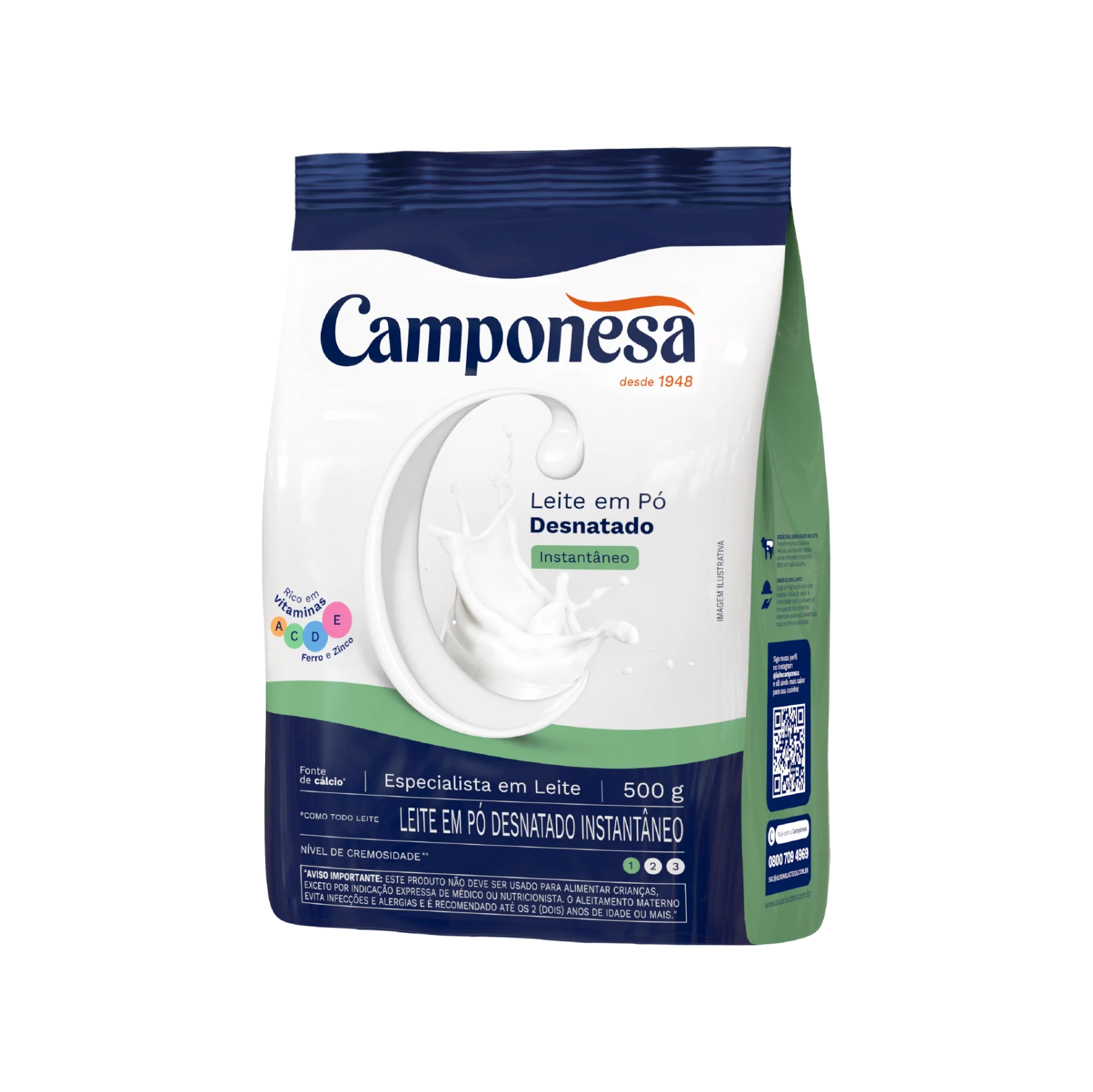 Imagem ilustração paraLeiteEmPoDesnatadoInstantaneo500g-EAN7896259421016